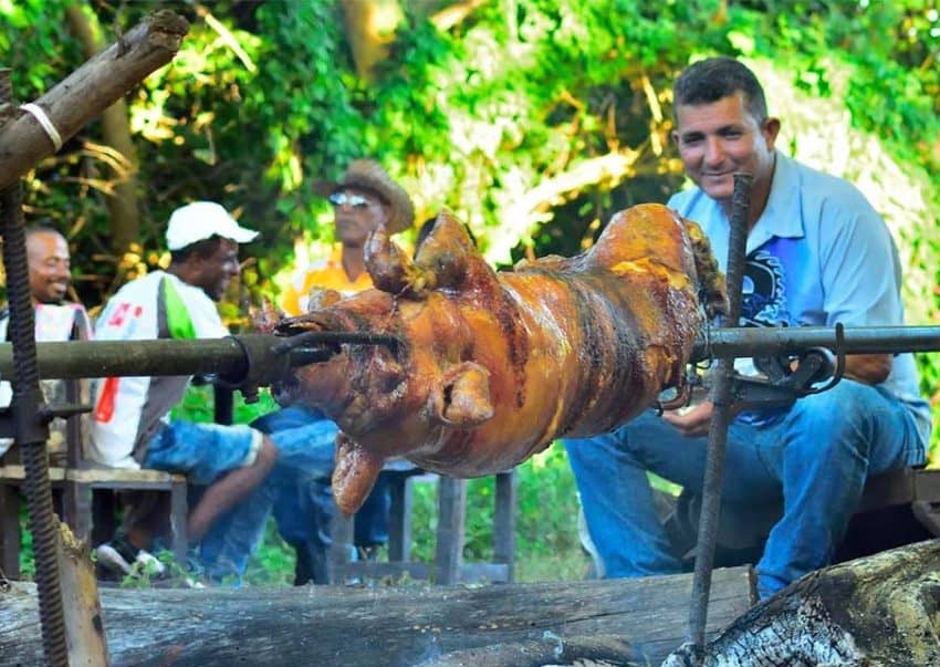Cuban New Year's Tradition - Roasting a Pig