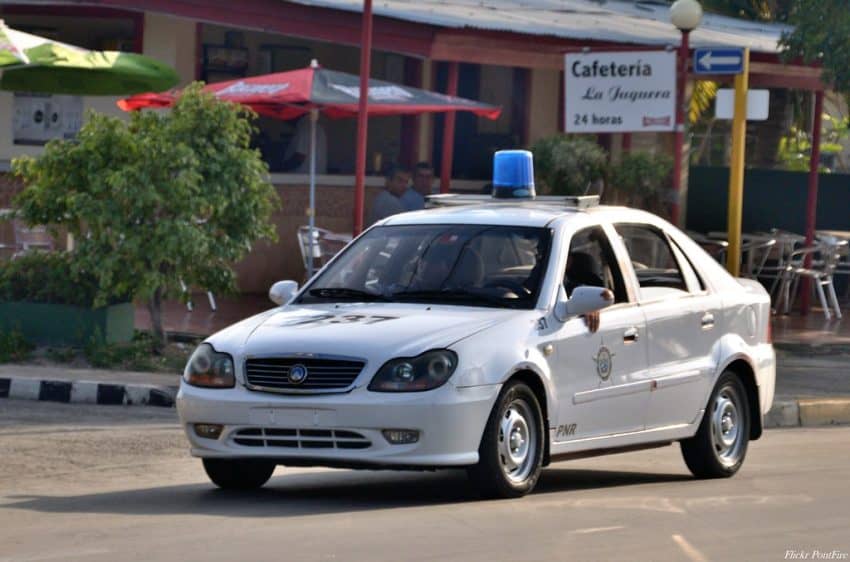 Geely CK modern car in Cuba