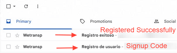 Viazul Signup Emails